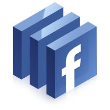 Facebook 3 D Logo